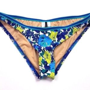 j.crew retro floral bikini bottom swim new